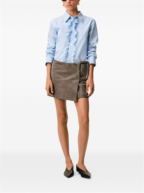 Fitted shirt with jabot AMI PARIS | FSH821CO02194844